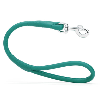 Dogline Soft Leather Round Traffic Lead