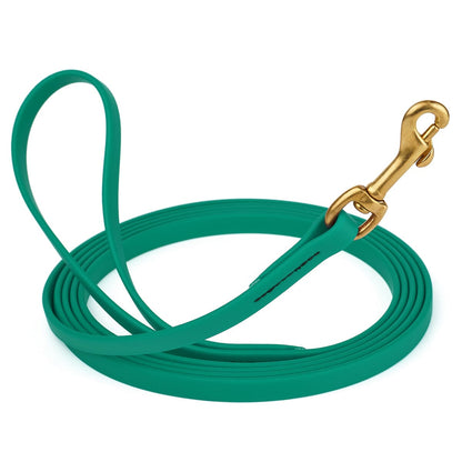 Dogline Viper Biothane Long Line 15 ft Lead with Brass Hardware