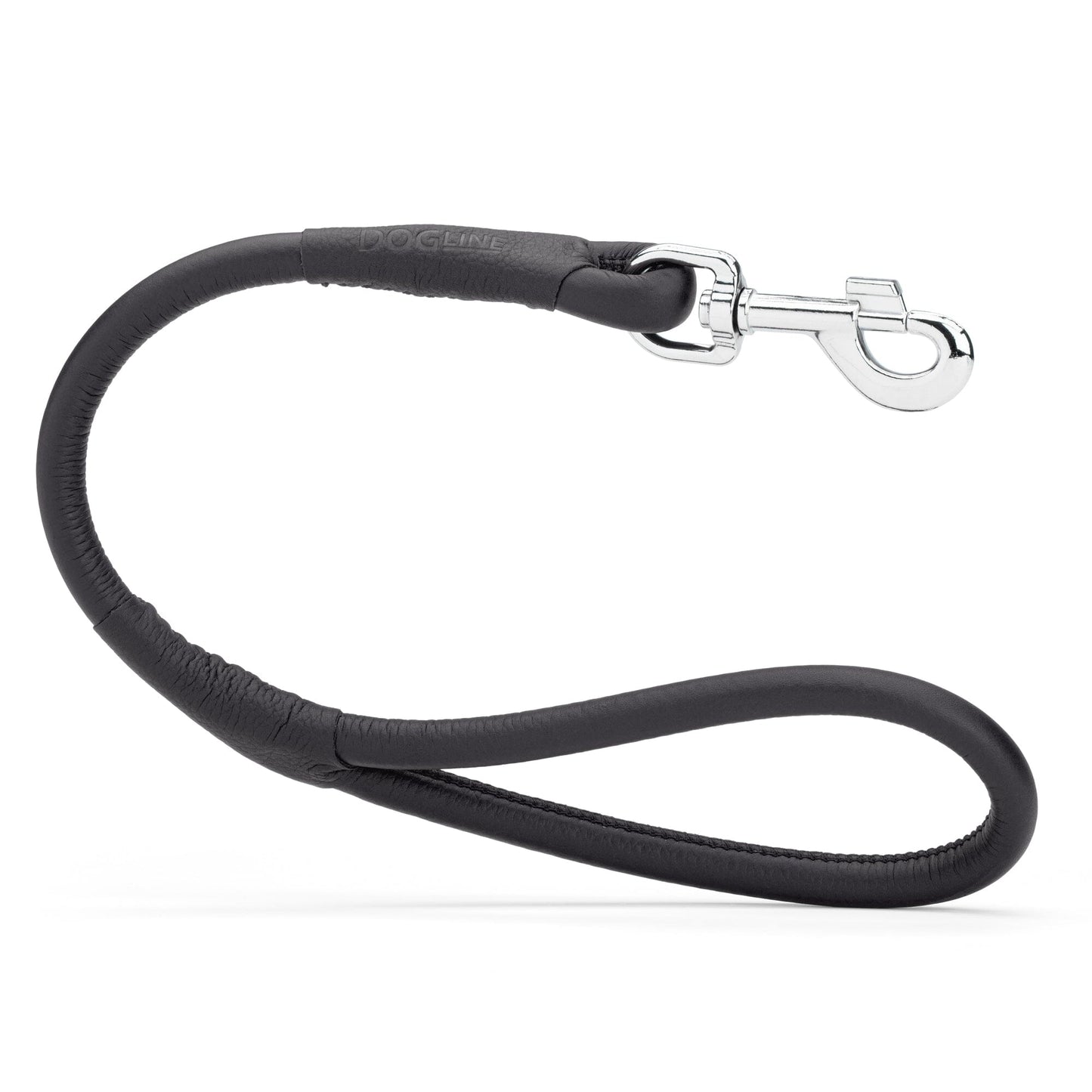Dogline Soft Leather Round Traffic Lead