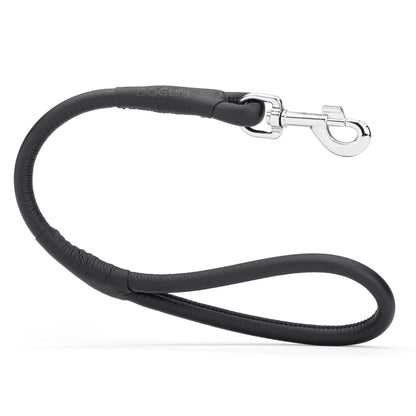 Dogline Soft Leather Round Traffic Lead