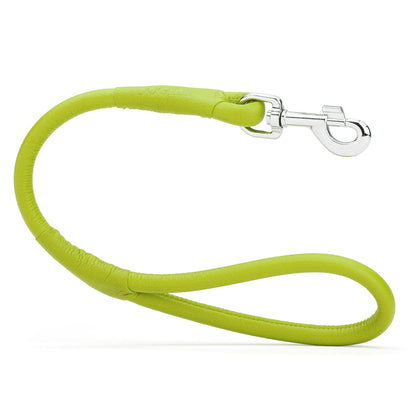 Dogline Soft Leather Round Traffic Lead