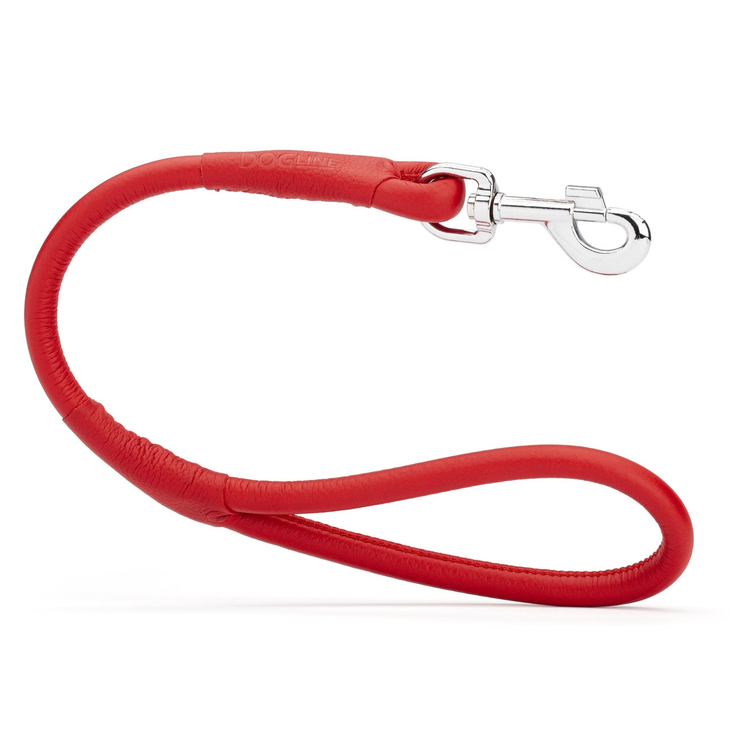 Dogline Soft Leather Round Traffic Lead