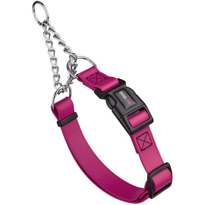Dogline Biothane Adjustable Martingale Collar with Quick Release Buckle