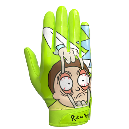 Rick and Morty Football Gloves - VPS1 by Phenom Elite