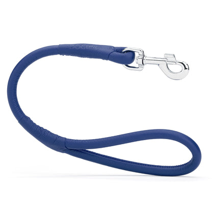Dogline Soft Leather Round Traffic Lead