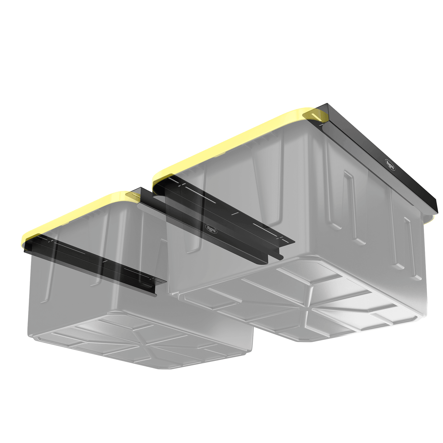 Koova - Overhead Storage Bin Rail System