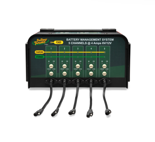 Battery Tender® 5 Bank, 4 AMP Selectable 12V / 6V Battery Charger
