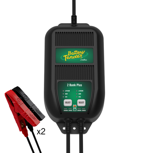 Battery Tender® 2-Bank, 1.25 AMP 12V Battery Charger