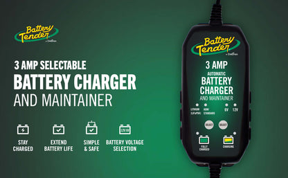 Battery Tender® 3 AMP Power Tender® 12V / 6V Switchable Battery Charger