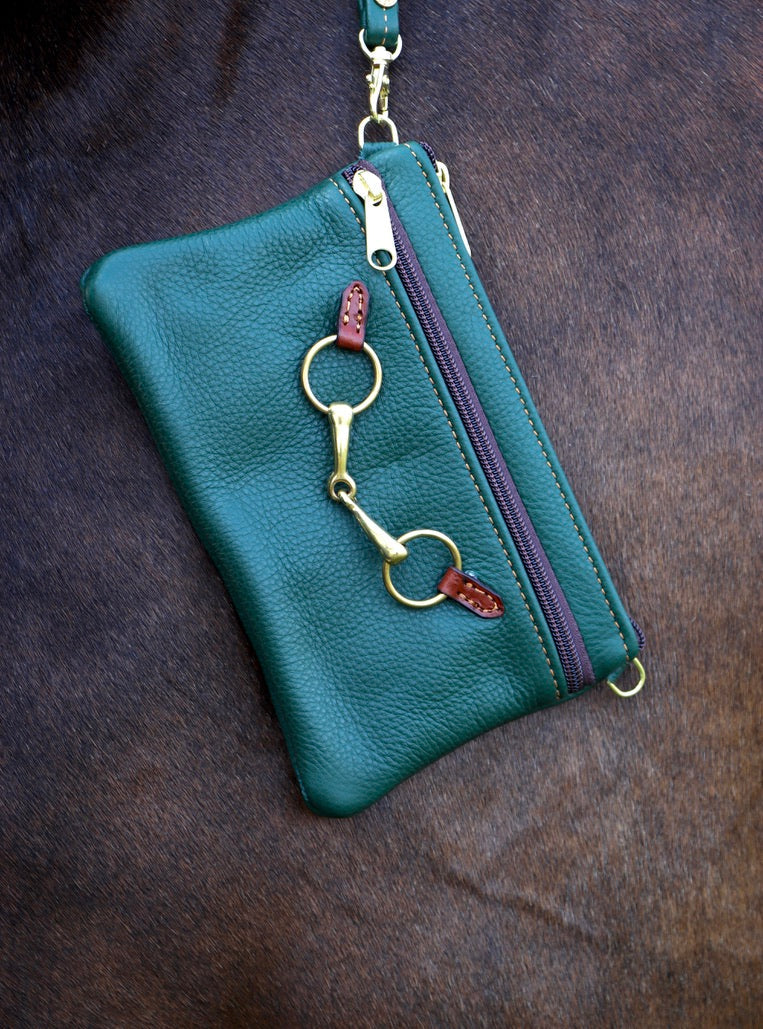 Remarkable Leather Goods Fair Hill Wristlet