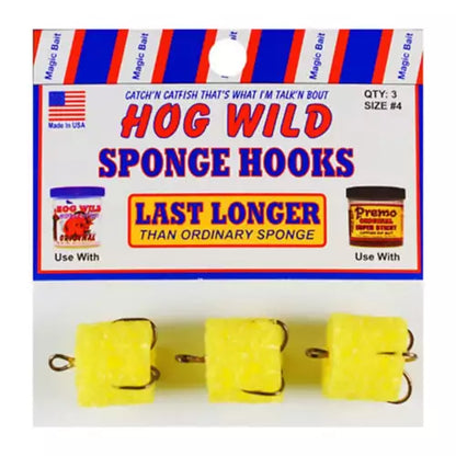 Magic Bait Hog Wild Sponge Bait Treble Hooks