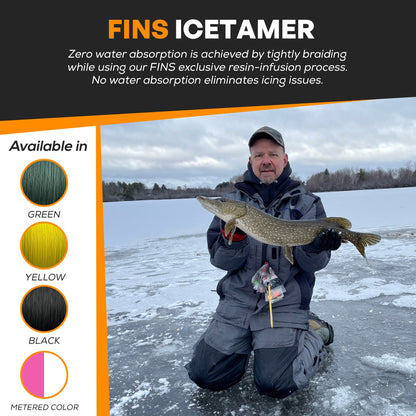 FINS Fishing Icetamer Ice Fishing Braid