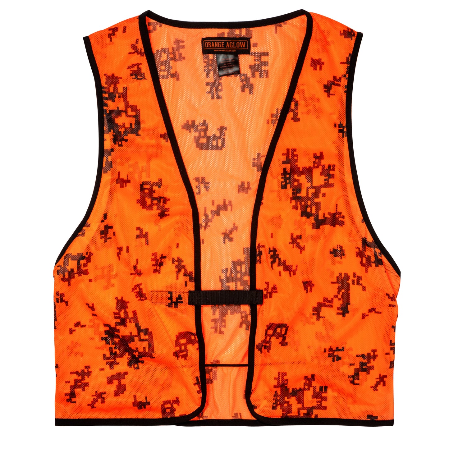 Orange Aglow Signature Mesh Blaze Orange Camo Hunting Vest
