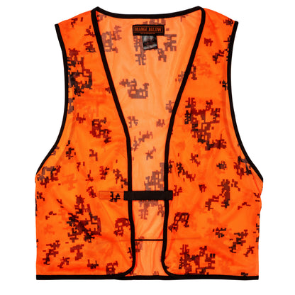 Orange Aglow Signature Mesh Blaze Orange Camo Hunting Vest