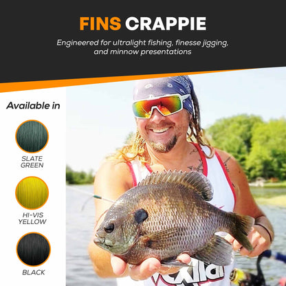 FINS Fishing Crappie Fishing Braid