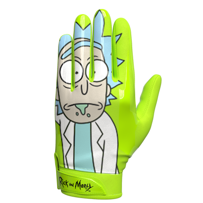 Rick and Morty Football Gloves - VPS1 by Phenom Elite