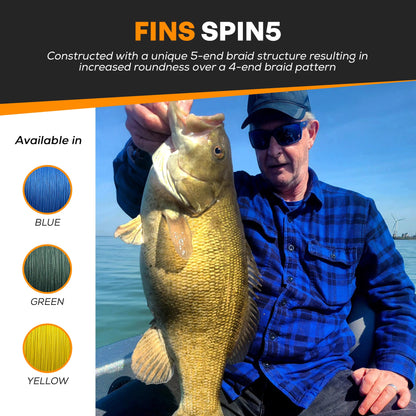 FINS Fishing Spin5 Fishing Braid