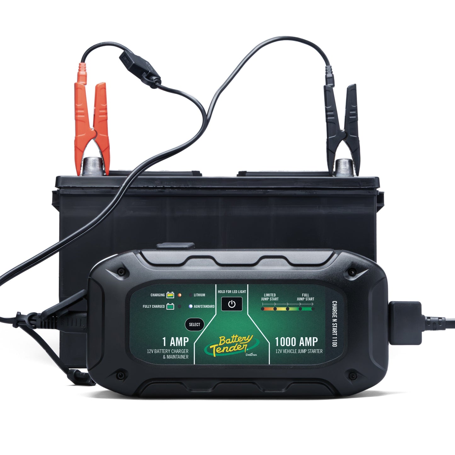 Battery Tender® Charge N Start 1100 1 AMP Battery Charger & 1000 AMP Jump Starter