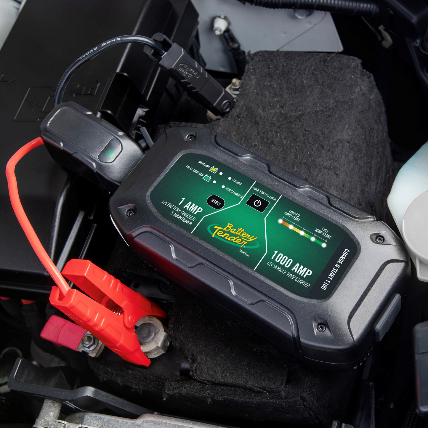 Battery Tender® Charge N Start 1100 1 AMP Battery Charger & 1000 AMP Jump Starter