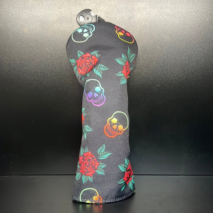 ParWestGolf Skulls & Roses Canvas Headcover