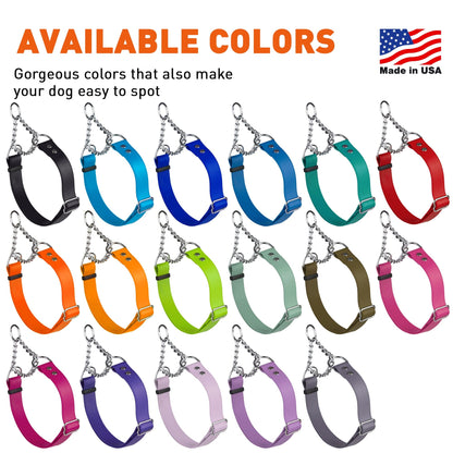 Dogline Biothane Adjustable Martingale Collar