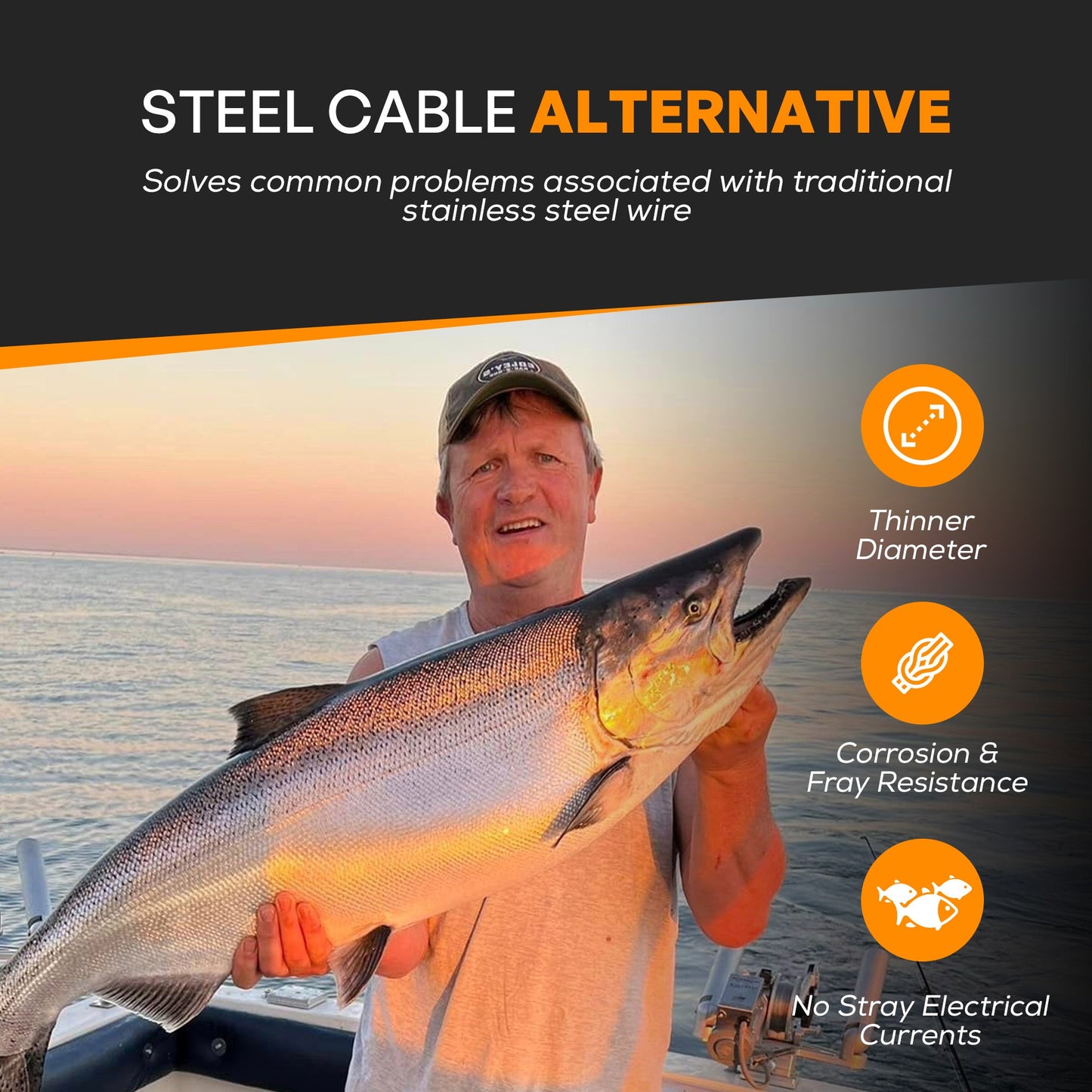 FINS Fishing Downrigger Braid