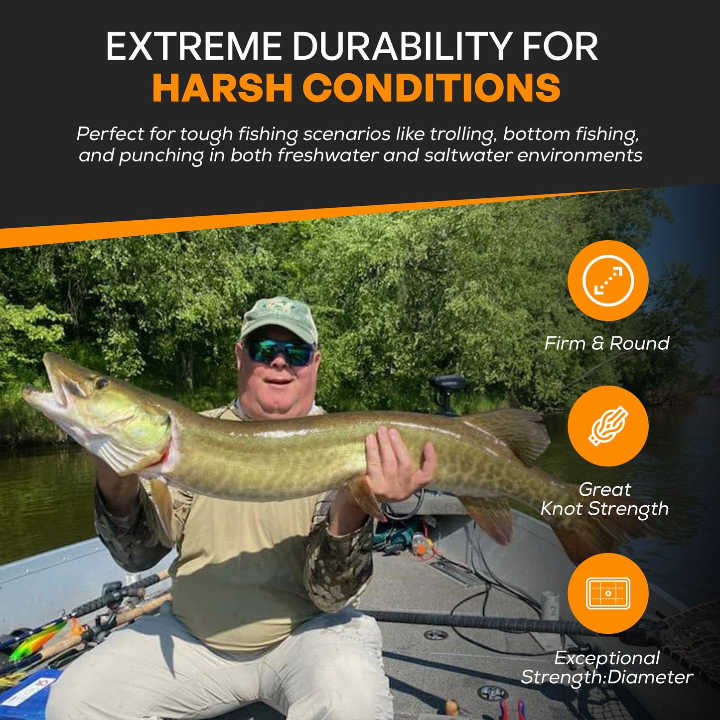 FINS Fishing XS Big Game Fishing Braid 10-30lb.