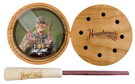 Houndstooth Yawt Yawt Custom Glass Turkey Call