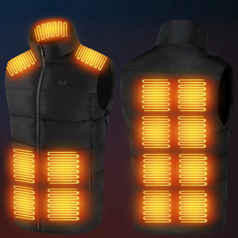 LITEGUEST Heated Vest with LED Light Winter Outdoor Warming Vest
