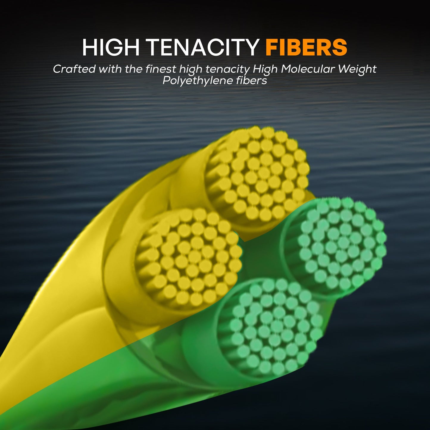 FINS Fishing Windtamer Fishing Braid 100-200lb.