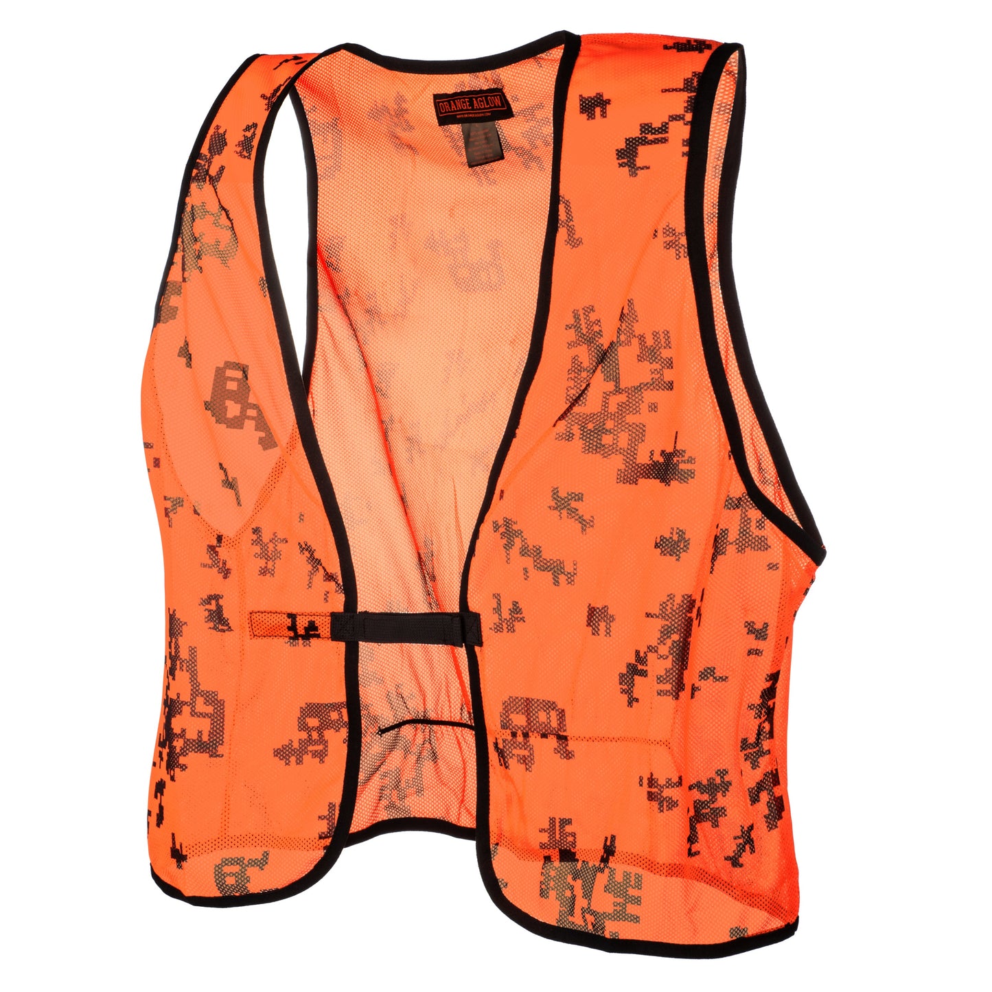 Orange Aglow Signature Mesh Blaze Orange Camo Hunting Vest