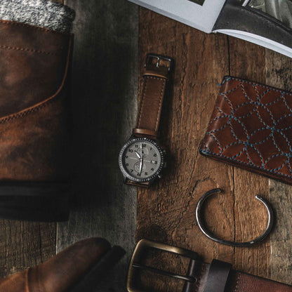 Vincero The Altitude - Gunmetal/Walnut