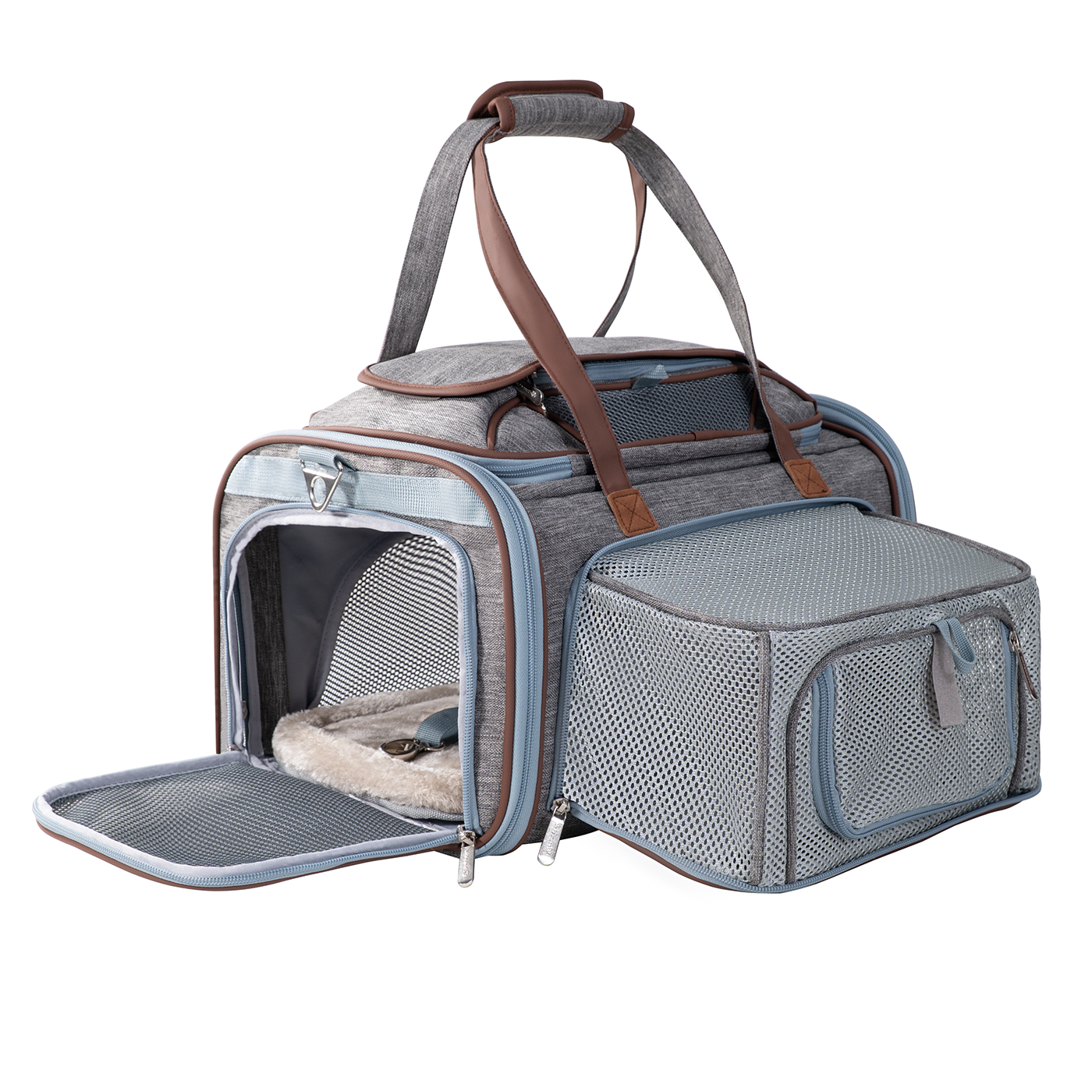 Mr. Peanut's Gold Series Standard Size Airline Compliant Expandable Pet Carrier