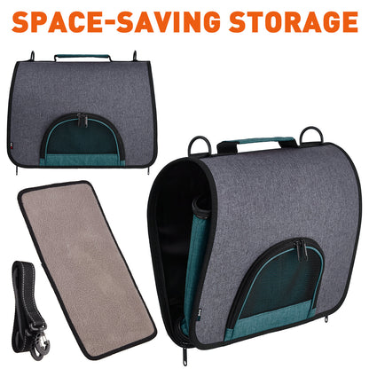 Dogline Dual Color Collapsible Pet Carrier