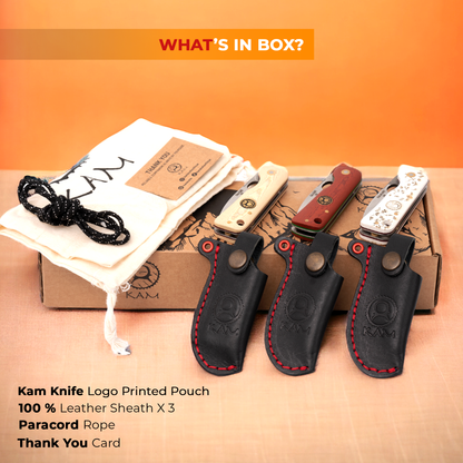 Kam Knife - J10 - Set of 3 - Pocket Knives