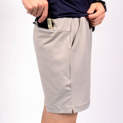 Arrowhead Tactical Carrier Shorts - Chalk Grey 8"