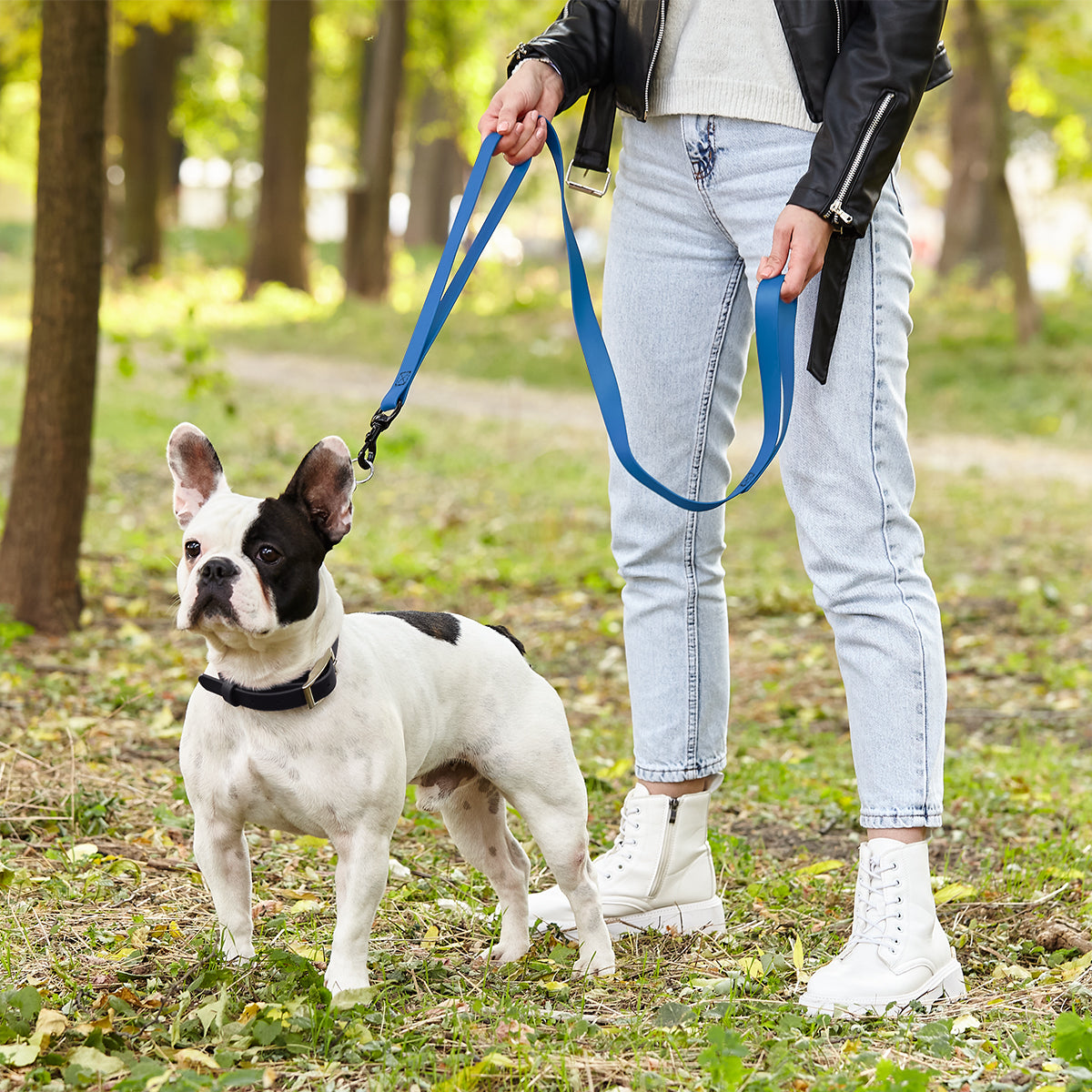 Dogline Biothane Waterproof Multi-Handle Leash