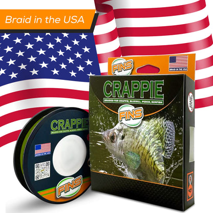 FINS Fishing Crappie Fishing Braid