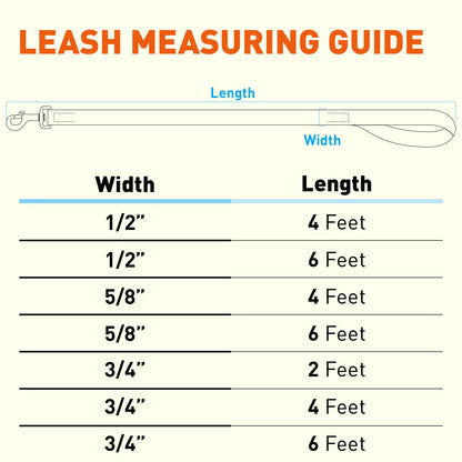 Dogline Biothane Waterproof Leash 4 ft