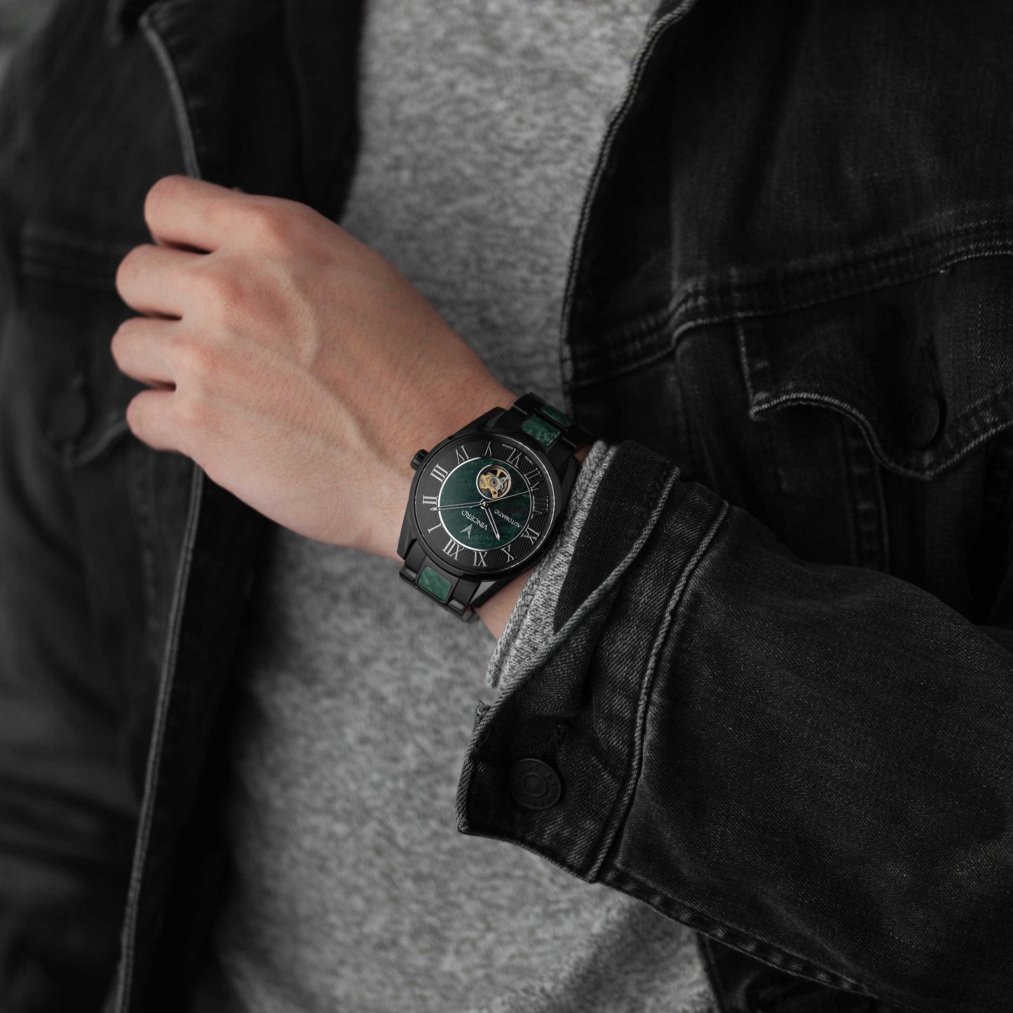 Vincero Marble Automatic - Black Verde