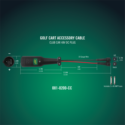 Battery Tender® PowerPlus 48V DC Plug - Club Car DS Precedent