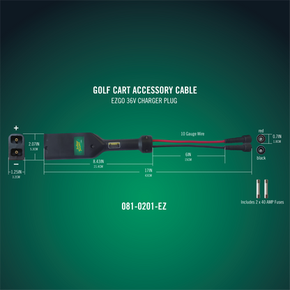 Battery Tender® PowerPlus 36V DC Plug  - E-Z-GO Medalist & TXT DCS/PDS