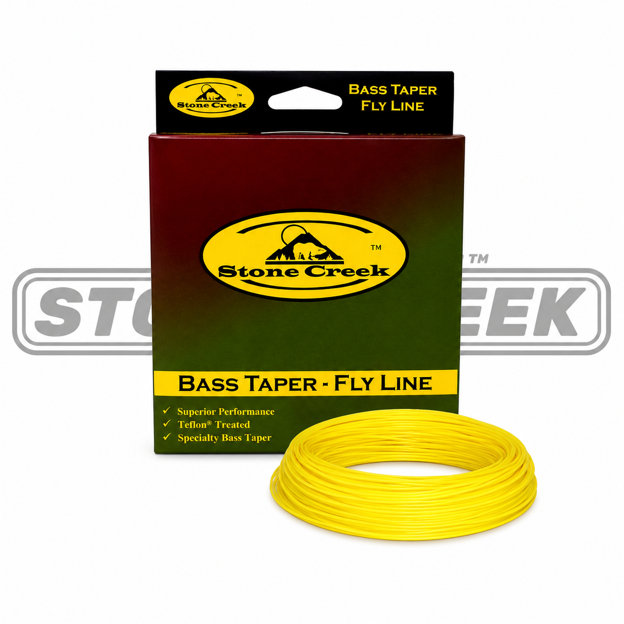 Stone Creek Bass Taper Fly Line - 9wt. - Yellow