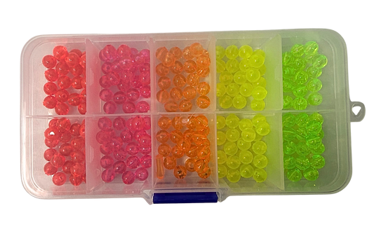 High Class Tackle 'NEW' 6mm CLEAR BEAD TACKLE BOX!!!