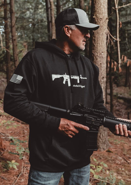Hooked & Tagged  - 2nd Amendment Hoodie