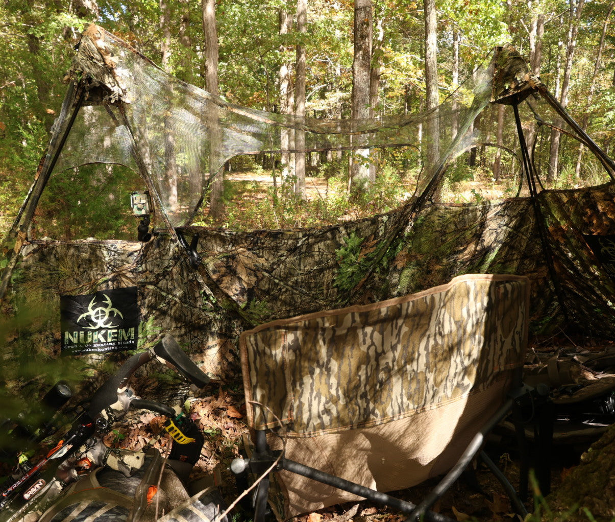 Nukem Hunting Double Up System - Mossy Oak Obsession 3D Leafy