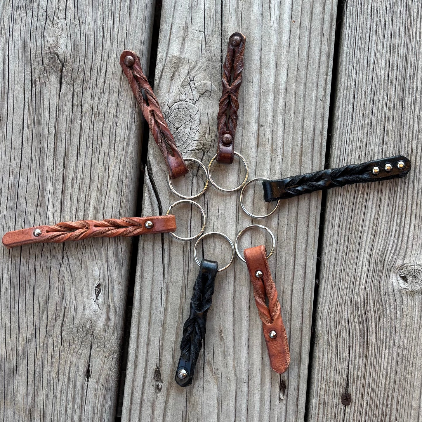 Leather Keychains