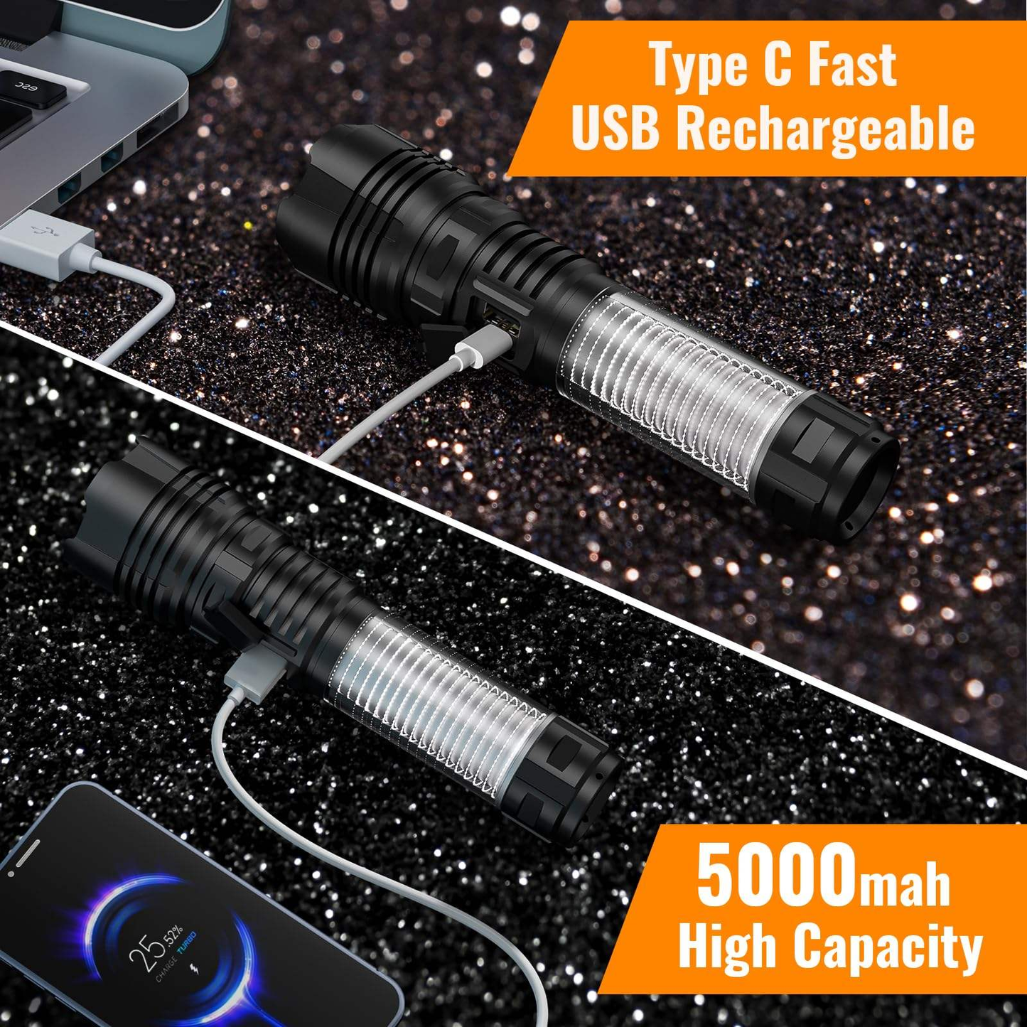 Killz Powerlite 3 in 1 Rechargeable Flashlight