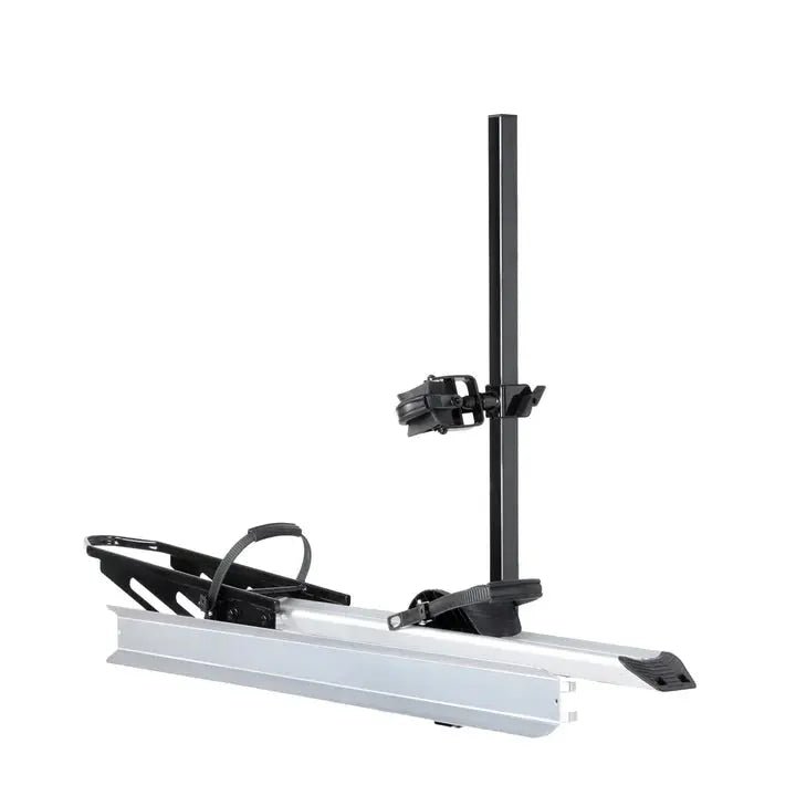 1 - Bike Hitch E - bike Rack with Ramp, Folding Single Electric Bike Carrier, 100 LBS Capacity, Fits 2'' Receiver - Angler's Pro Tackle & Outdoors