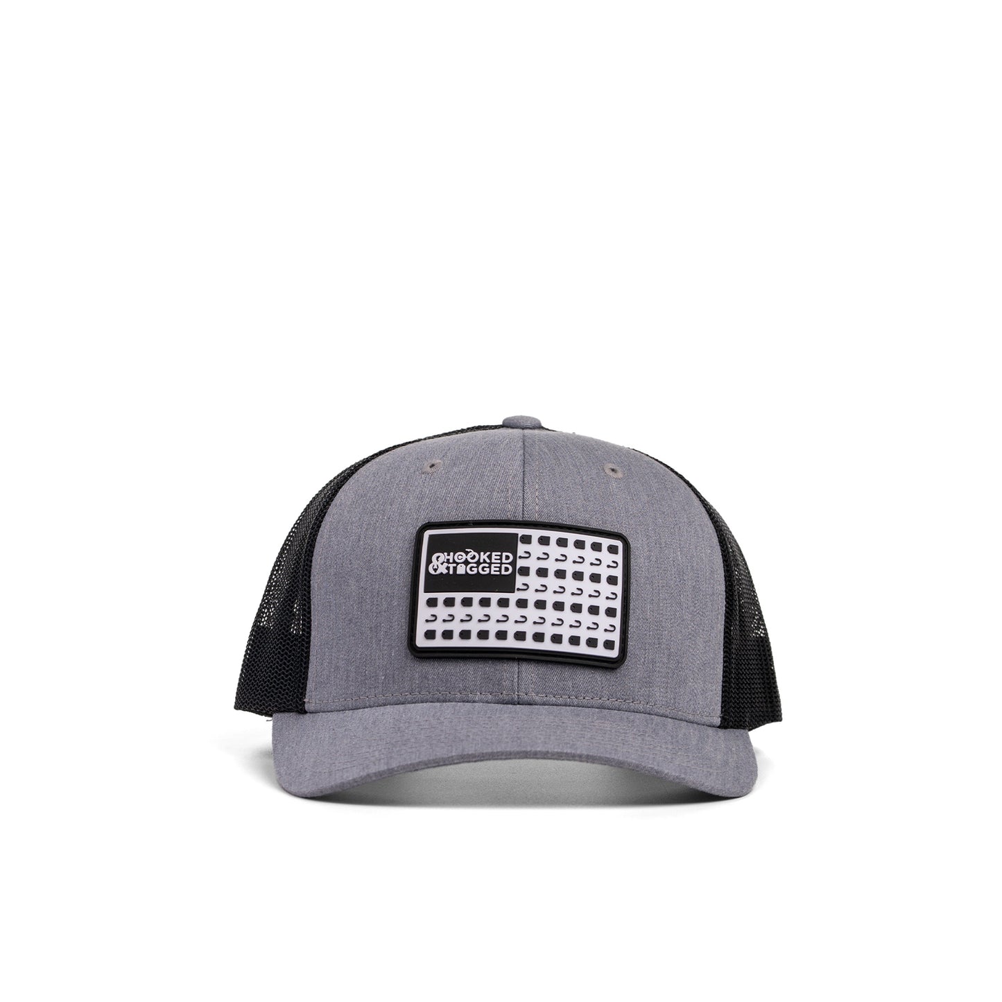 Hooked & Tagged  - American Flag Patch Hat